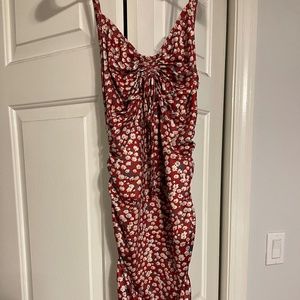 Bodycon Mini Flower Dress